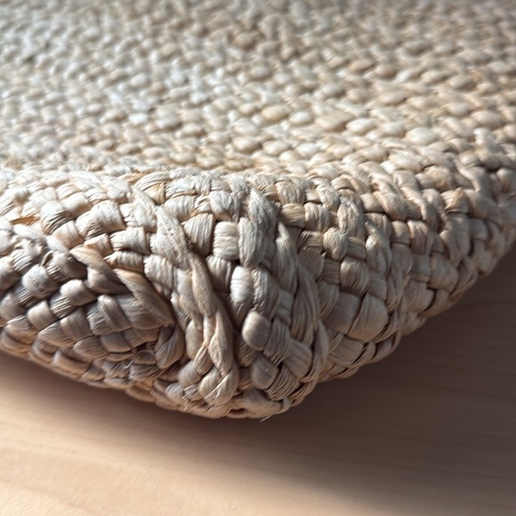 White Stag Paper Straw Handbag , Boho Beach Bags - Picture 10 of 11